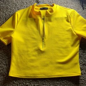 Yellow crop from SHEIN!!!